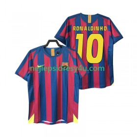 Fotbalový Dres FC Barcelona RONALDINHO 10 2006 Retro Domácí 2005